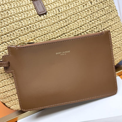 Classic Straw Shoulder Bag