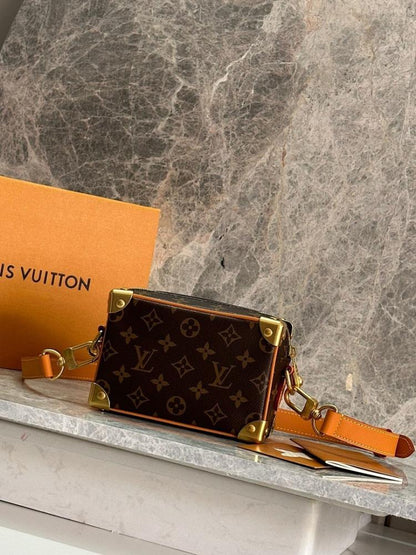 Modern Monogram Leather Top Handle Bag – Limited Edition