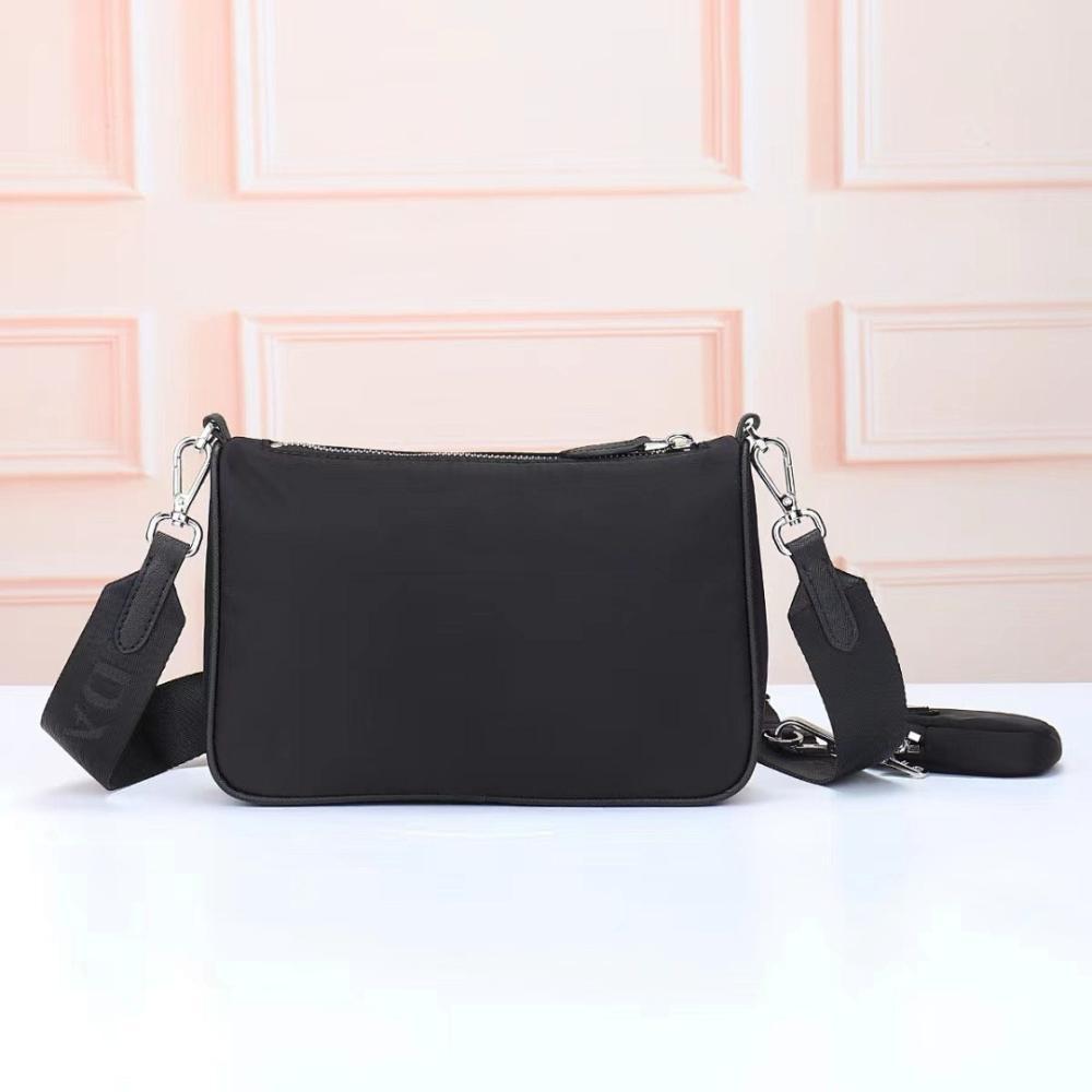 Elegant Refined Nylon Shoulder Bag
