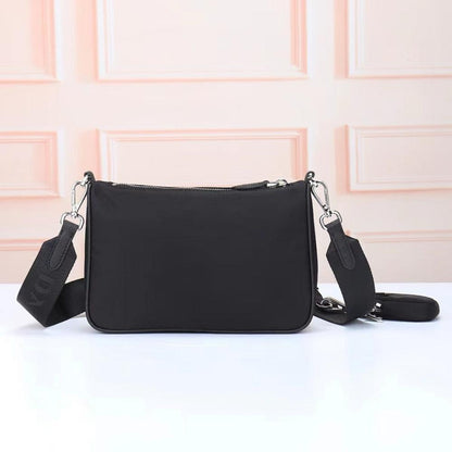 Elegant Refined Nylon Shoulder Bag