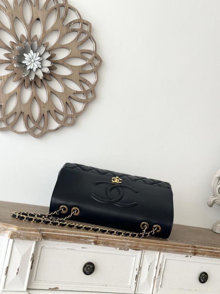 Luxury Lambskin Top Handle Bag