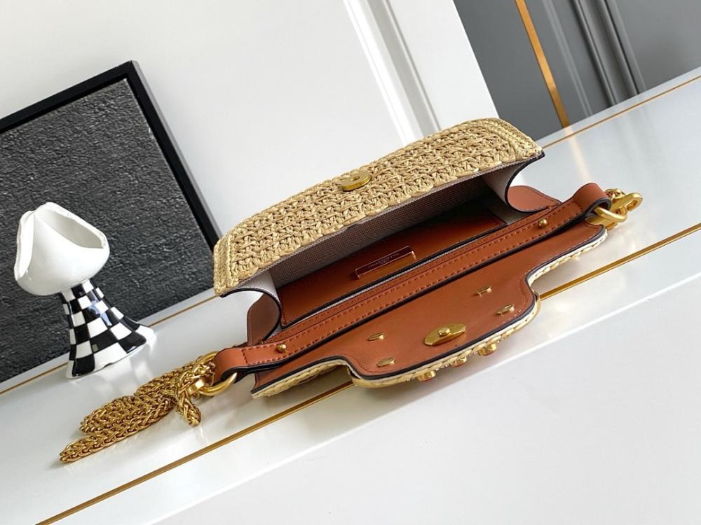 Stylish Premium Raffia Crossbody Bag
