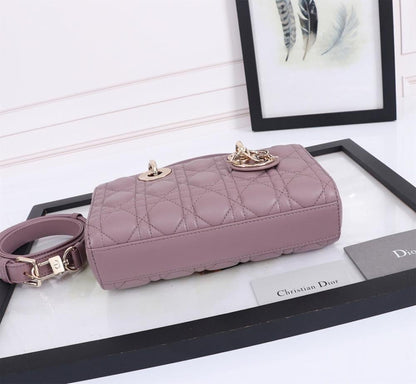 Modern Pink Lambskin Crossbody Bag – Limited Edition