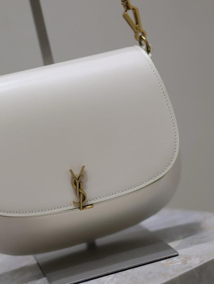 Elegant Refined Calfskin Shoulder Bag