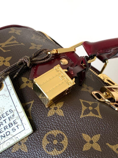 Leather Top Handle Bag