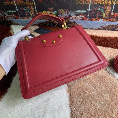 Luxury Studded Calfskin Shoulder Bag – Special Edition