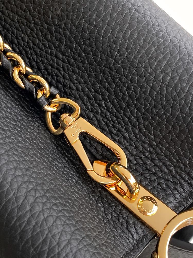 Monogram Leather Shoulder Bag