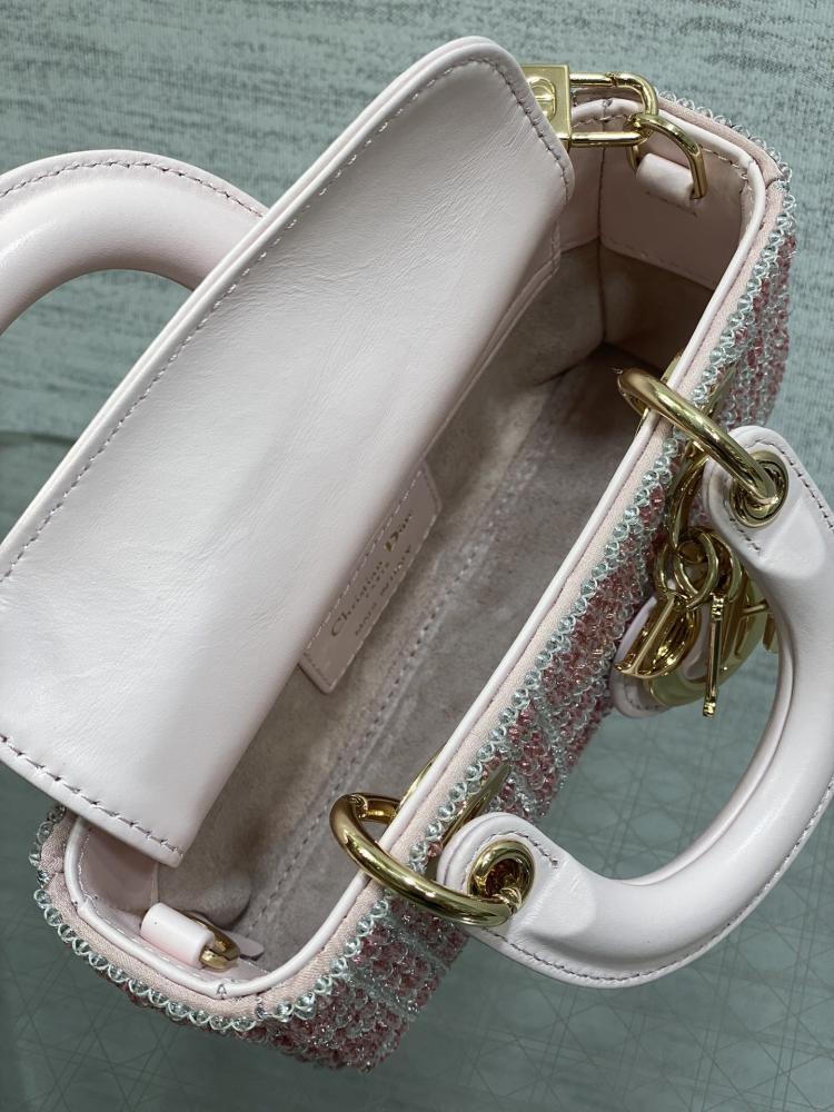 Embroidered Top Handle Bag