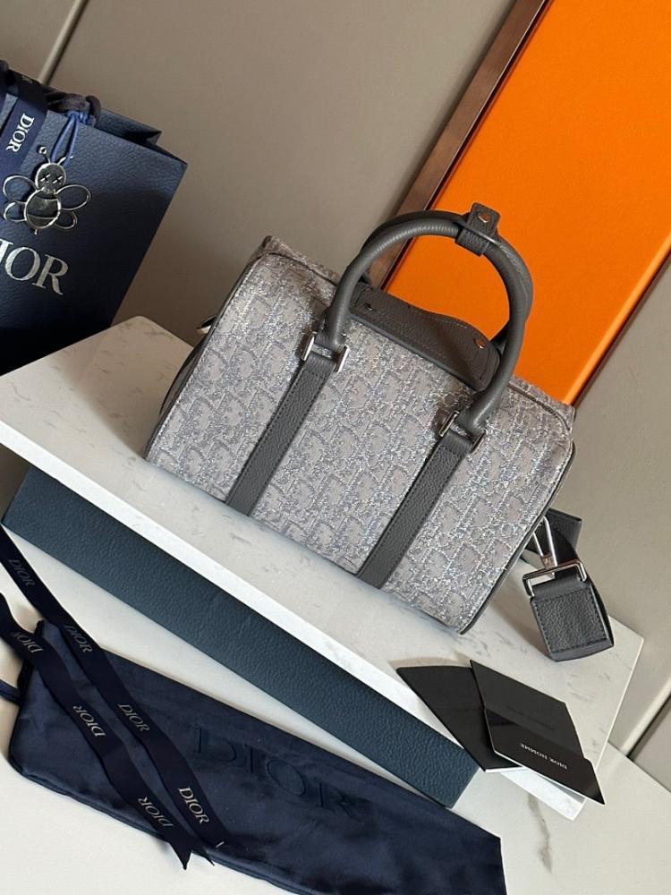 Elegant Refined Black Printed Calfskin Shoulder Bag