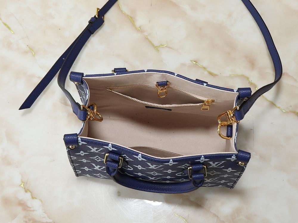 OnTheGo Monogram Leather Tote Bag