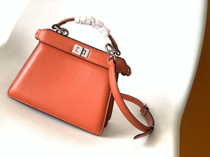 Luxury Lambskin Top Handle Bag
