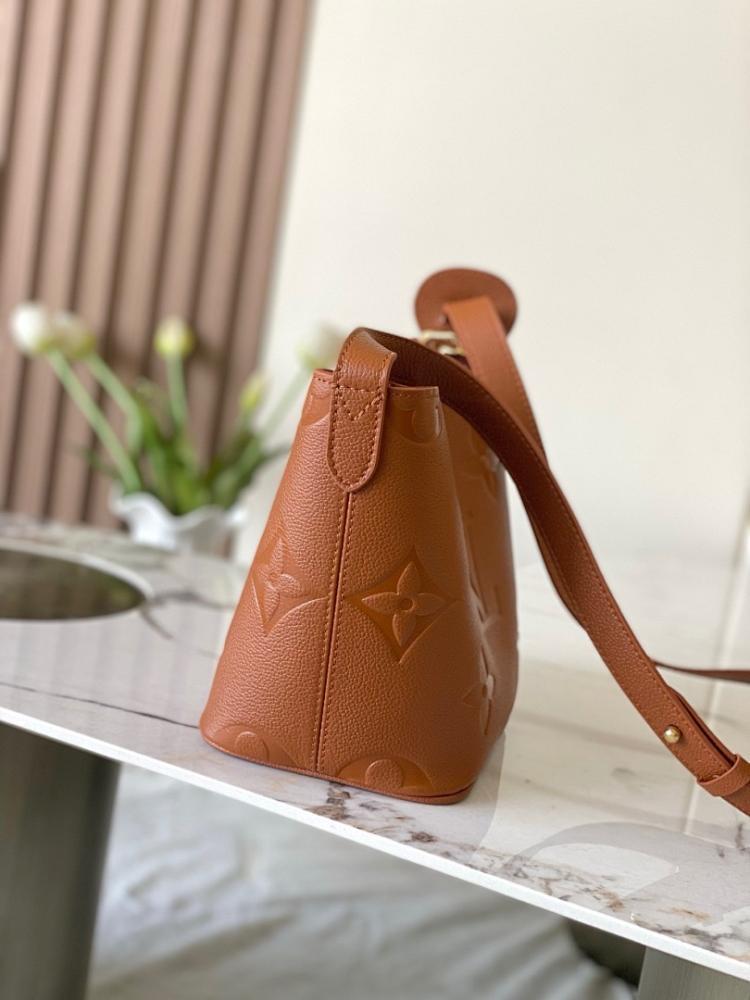 Classic Italian-Inspired Monogram Leather Shoulder Bag