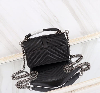 Luxury Elegant Quilted Leather Shoulder Bag