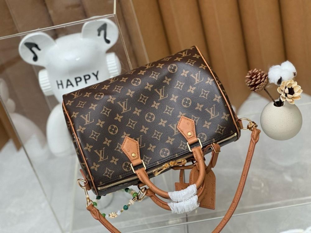 Stylish Refined Monogram Canvas Top Handle Bag