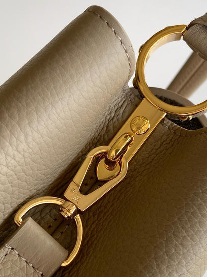 Classic Leather Top Handle Bag
