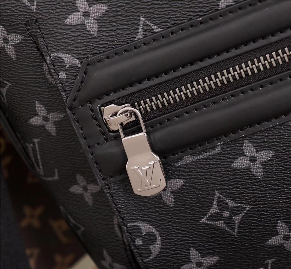 Elegant Stylish Silver Monogram Leather Bag