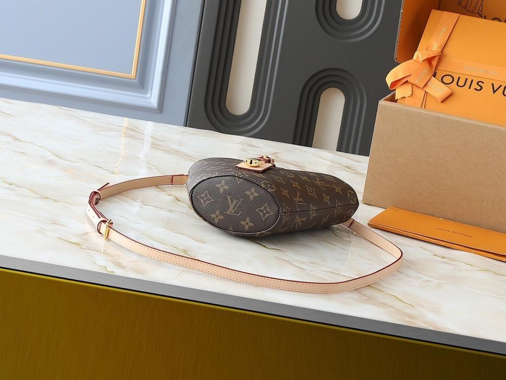 Modern Italian-Inspired Monogram Leather Travel Bag