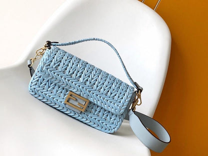 Classic Woven Shoulder Bag