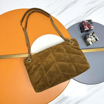 Quilted Calfskin Top Handle Bag