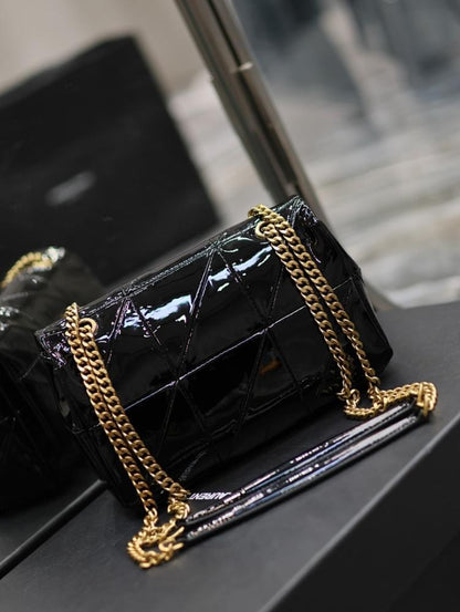 Modern Stylish Patchwork Leather Shoulder Bag