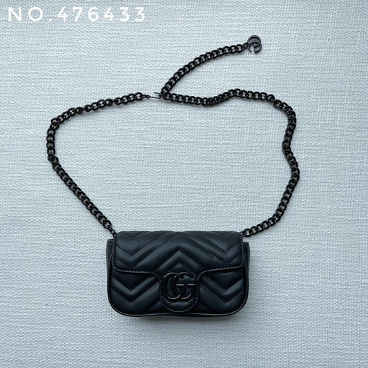 Modern Refined Leather Shoulder Bag