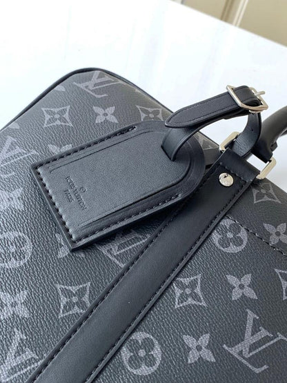 Modern Refined Quilted Canvas Shoulder Bag