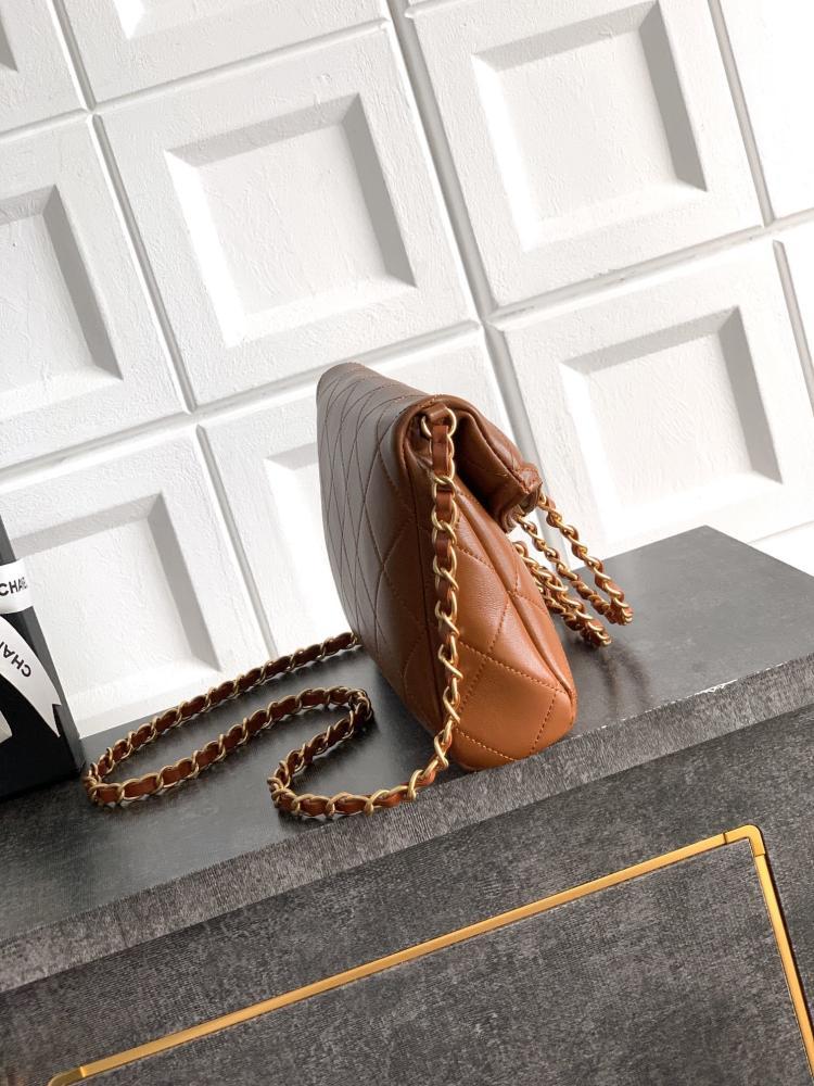 Gold Top Handle Bag