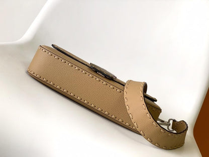 Classic Leather Top Handle Bag