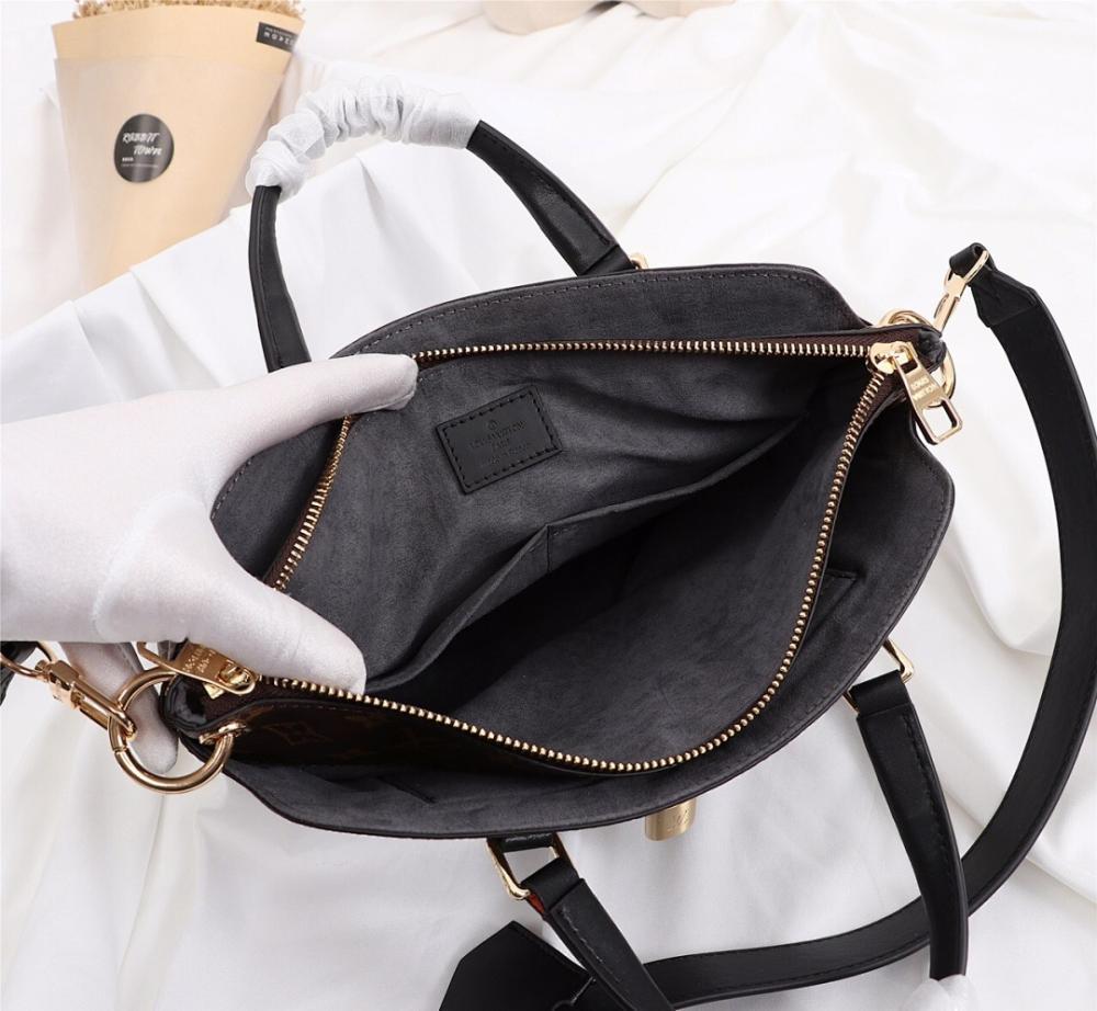 Luxury Elegant Gold Monogram Leather Tote Bag