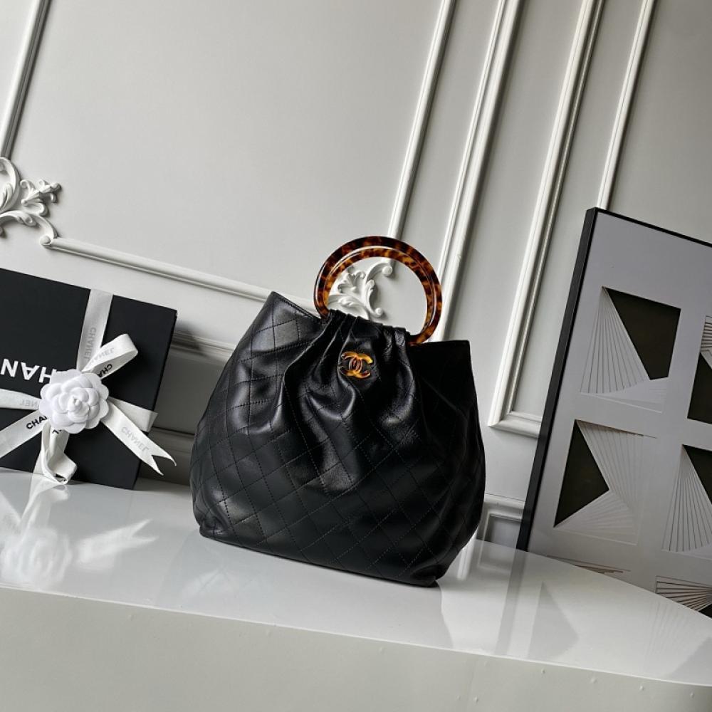 Alma Lambskin Bucket Bag