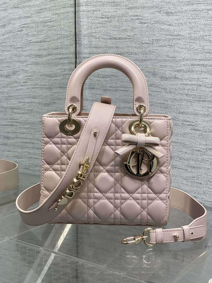 Lambskin Top Handle Bag