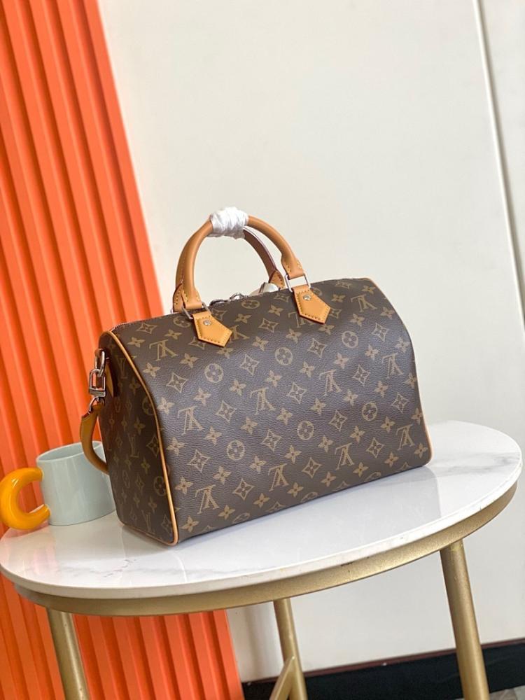 Stylish Refined Monogram Leather Shoulder Bag