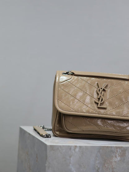 Leather Top Handle Bag