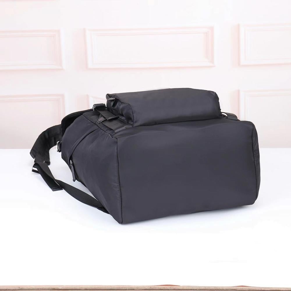 Modern Italian-Inspired Nylon Top Handle Bag