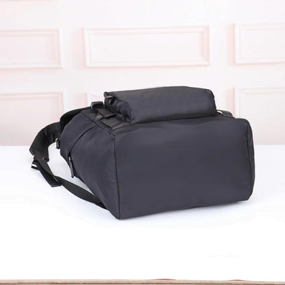 Modern Italian-Inspired Nylon Top Handle Bag