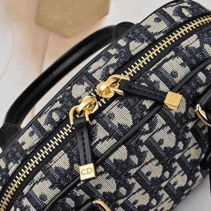 Modern Luxury Printed Top Handle Bag