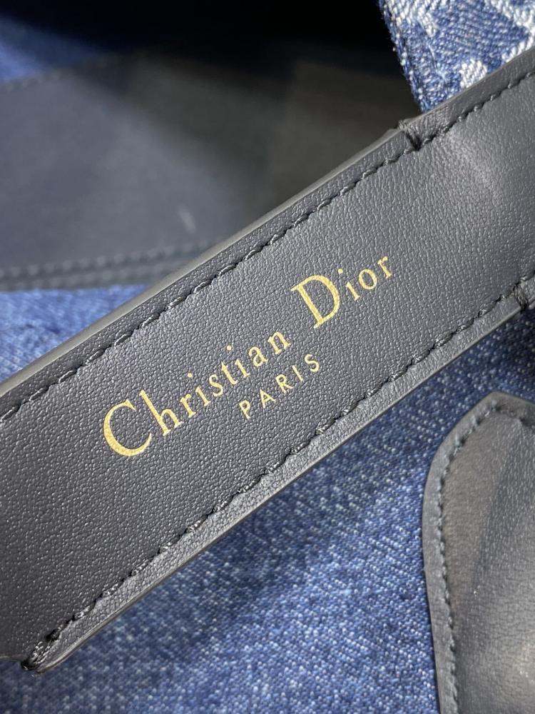Alma Denim Top Handle Bag
