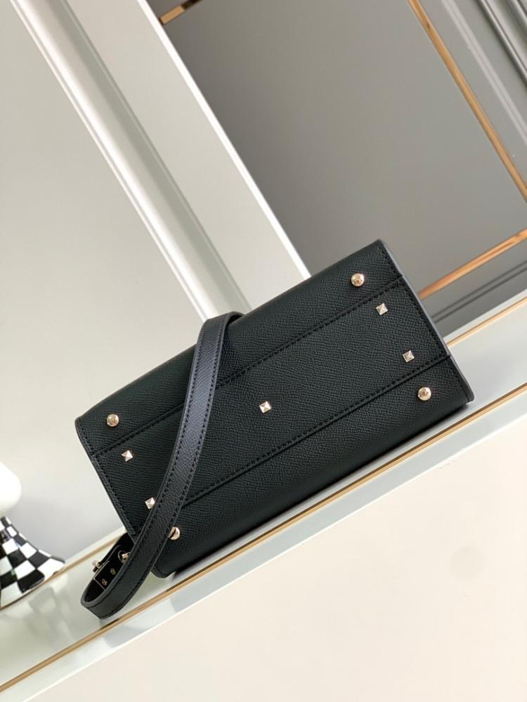 Stylish Crystal-Embellished Calfskin Shoulder Bag – Limited Edition