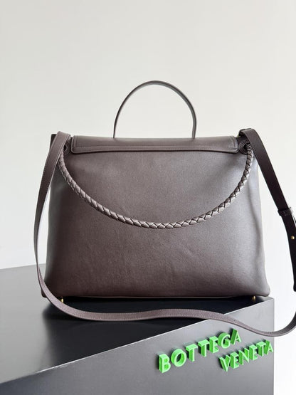 Leather Top Handle Bag