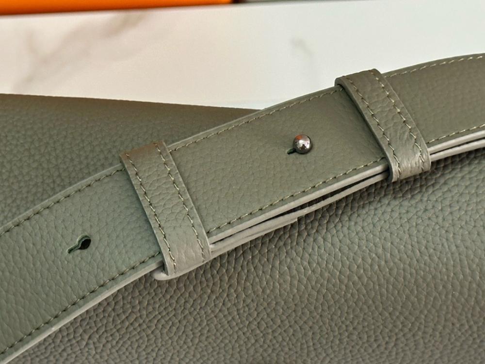 Saddle Printed Leather Shoulder Bag