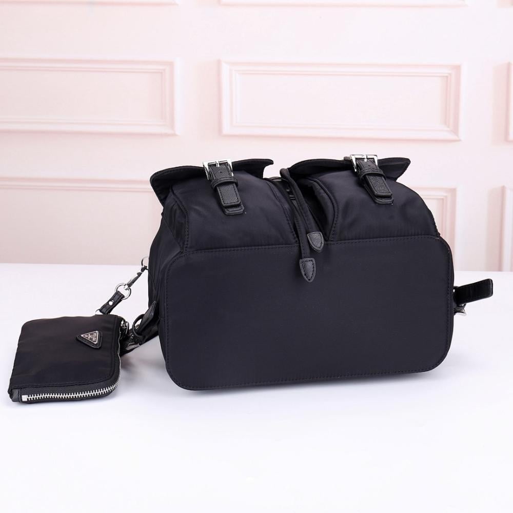 Italian-Inspired Stylish Nylon Top Handle Bag