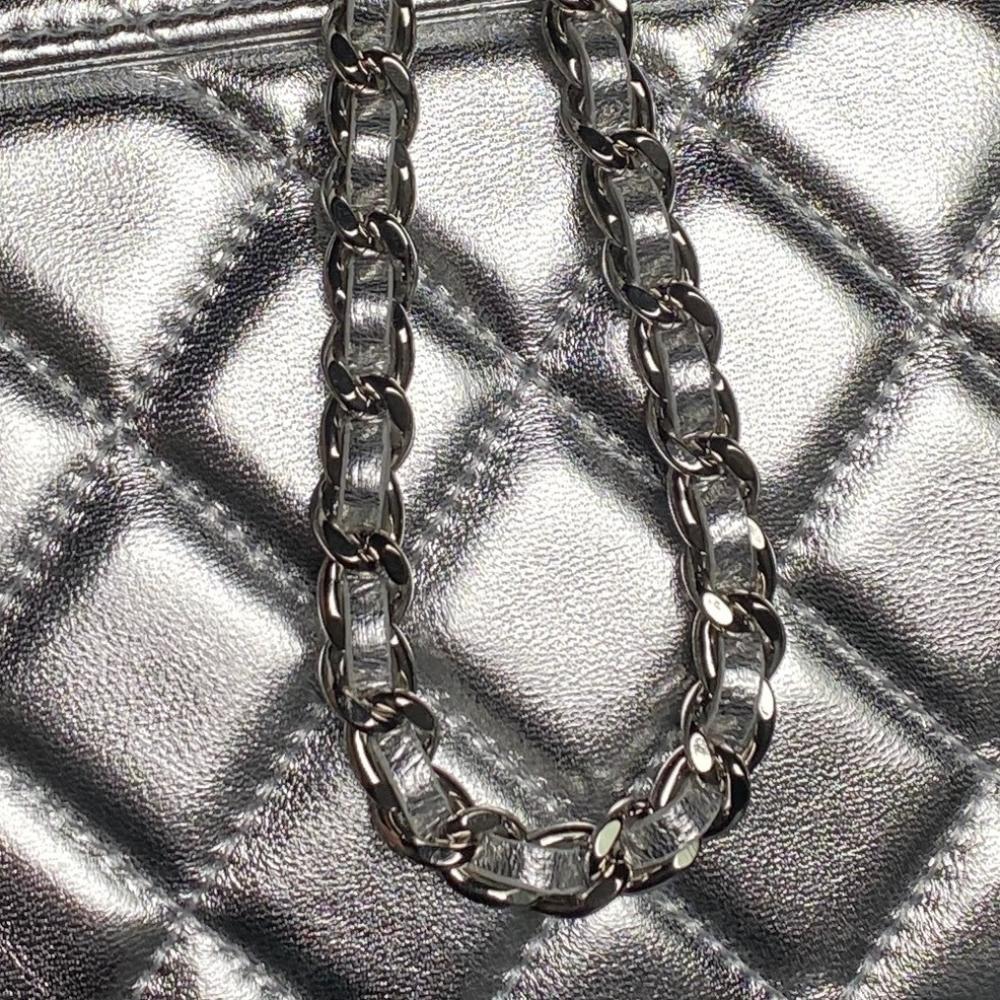 Gold Top Handle Bag