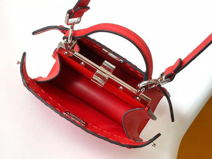 Calfskin Top Handle Bag
