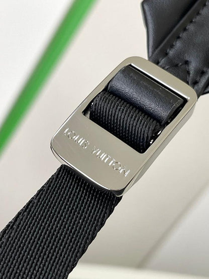 Italian-Inspired Stylish Black Leather Top Handle Bag