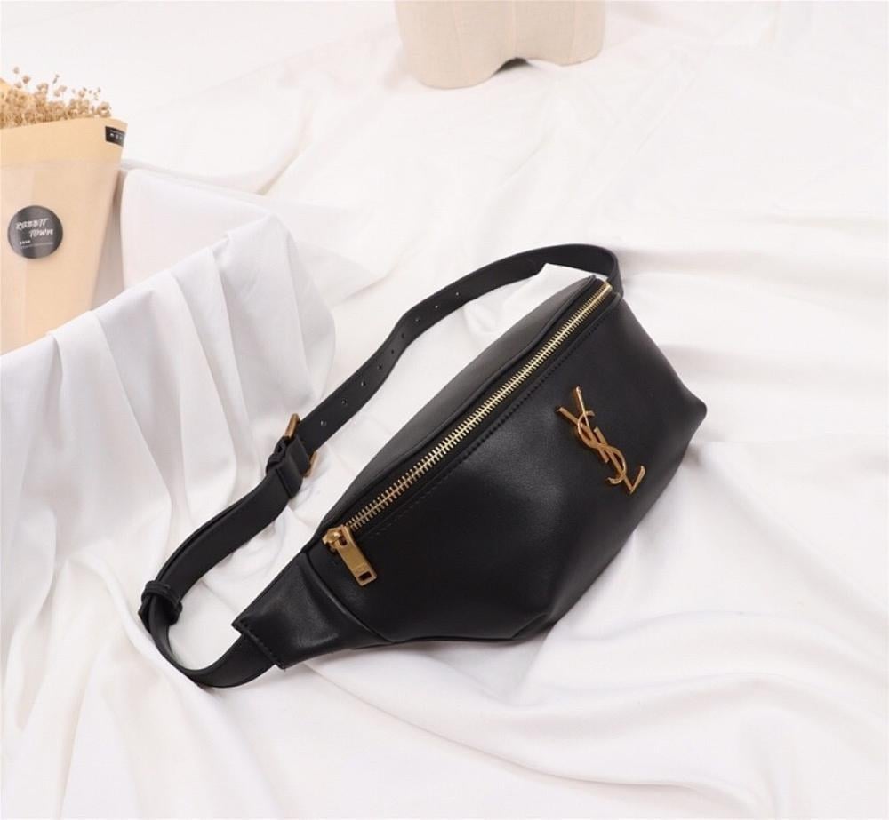 Arco Black Leather Top Handle Bag