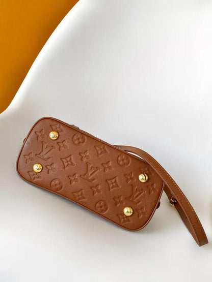 Leather Top Handle Bag
