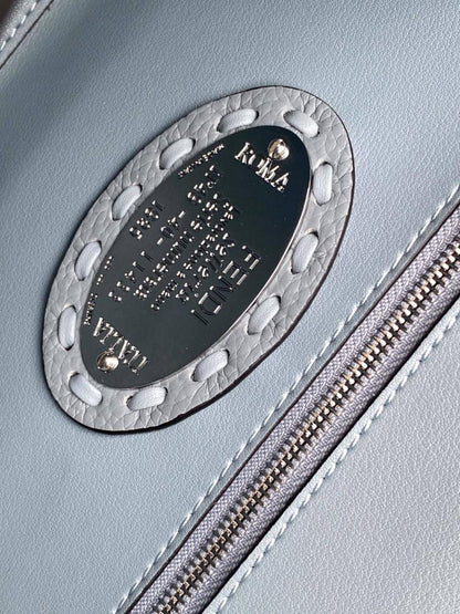 Baguette Leather Top Handle Bag
