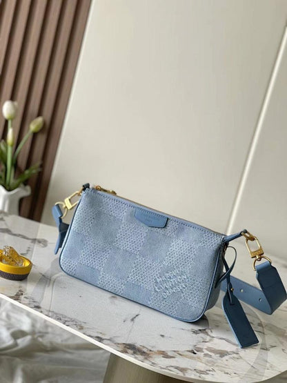 Stylish Refined Denim Shoulder Bag