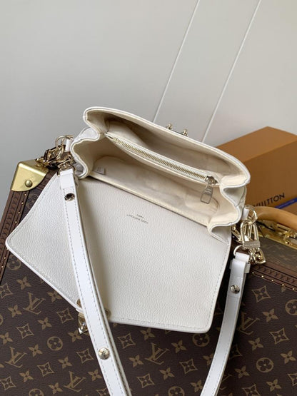 Leather Top Handle Bag