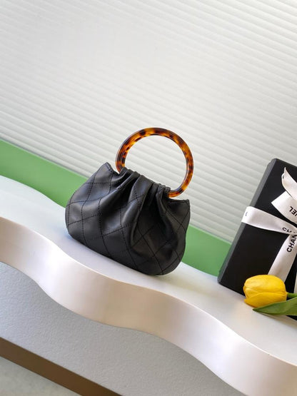Leather Top Handle Bag